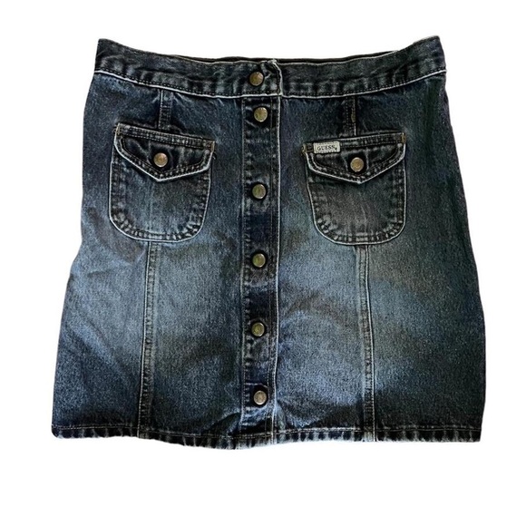 beautiful Y2K vintage guess mini denim skirt - Picture 1 of 3